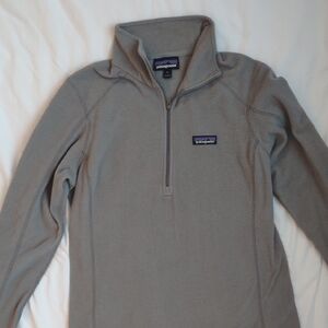 Patagonia Light Gray Fleece Pullover